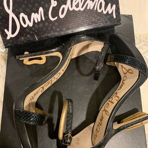 Sam Edelman Black Heels